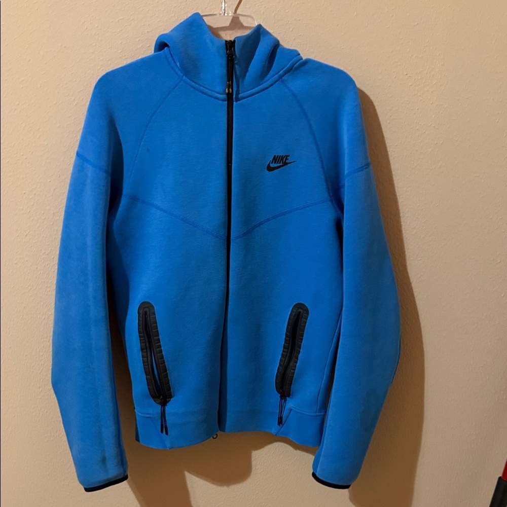 Nike Bright Blue Hoodie with Black Details